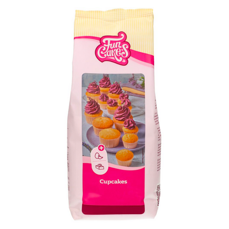 Glotomania - Preparado Funcakes para Cupcakes 1 Kg - Mezcla para Hornear - Fácil de Preparar
