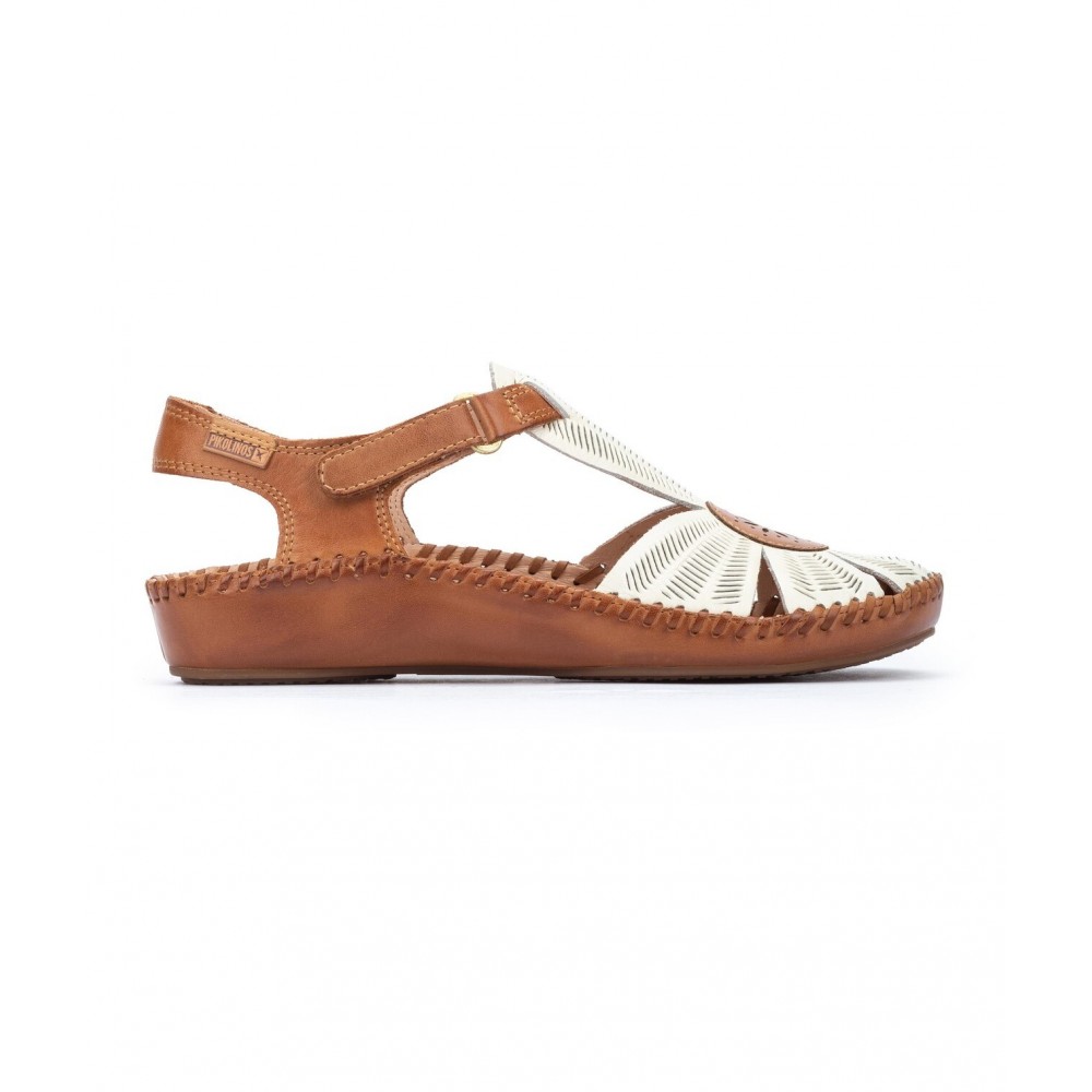 PIKOLINOS 0575 C909 Sandalias planas de Mujer 34454 25V SANDALIA CERRADA NATA