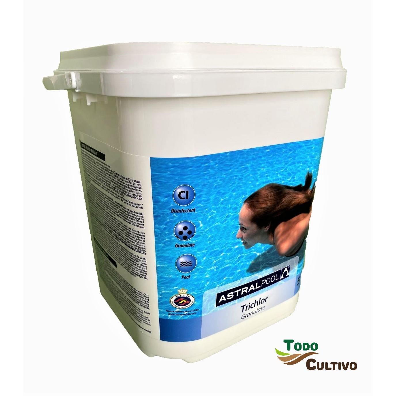 Tricloro granulado ASTRALPOOL Piscinas. 5 kilos
