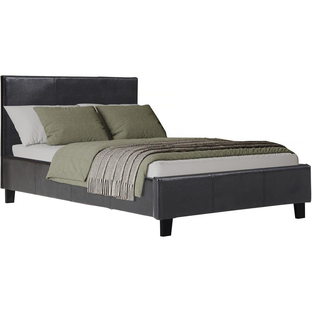 Habitat y Jardin - Cama "Lina" 90 x 190 cm - Gris claro