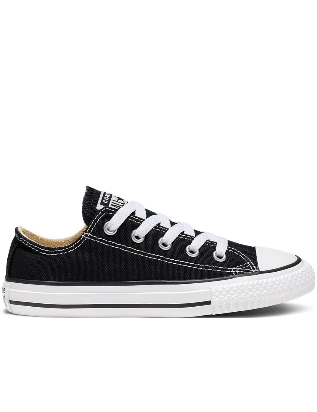 Converse Zapatillas Chuck Taylor All Star Classic Low Top para Niño - Negro