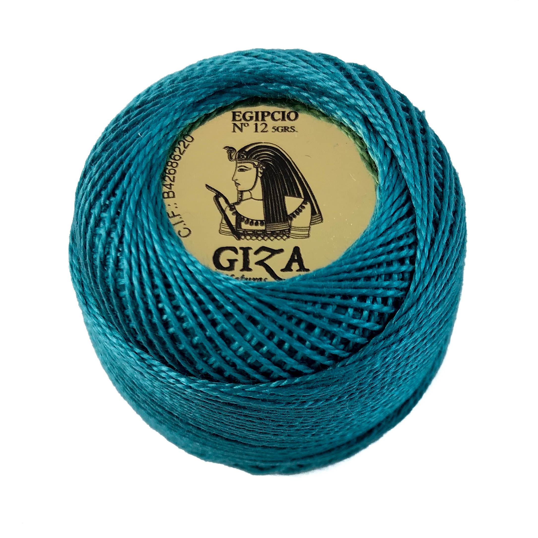 Ovillo de Algodón 100% Giza 5gr Nº12 - Blanco, Crudo y Colores Sólidos