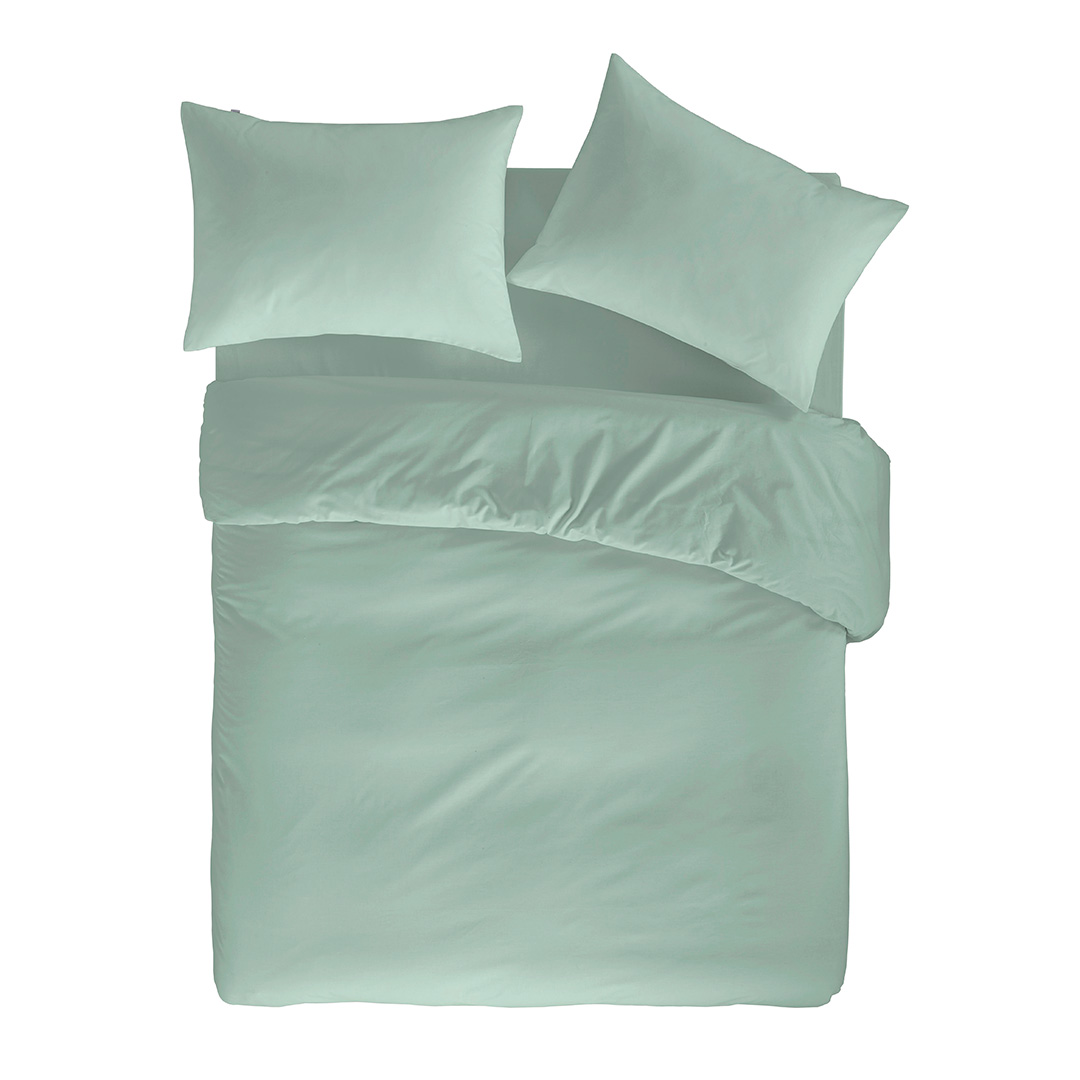 NAF NAF - Funda nórdica de algodón de 144 hilos lisa CASUAL. Disponible en varios colores y tamaños.
