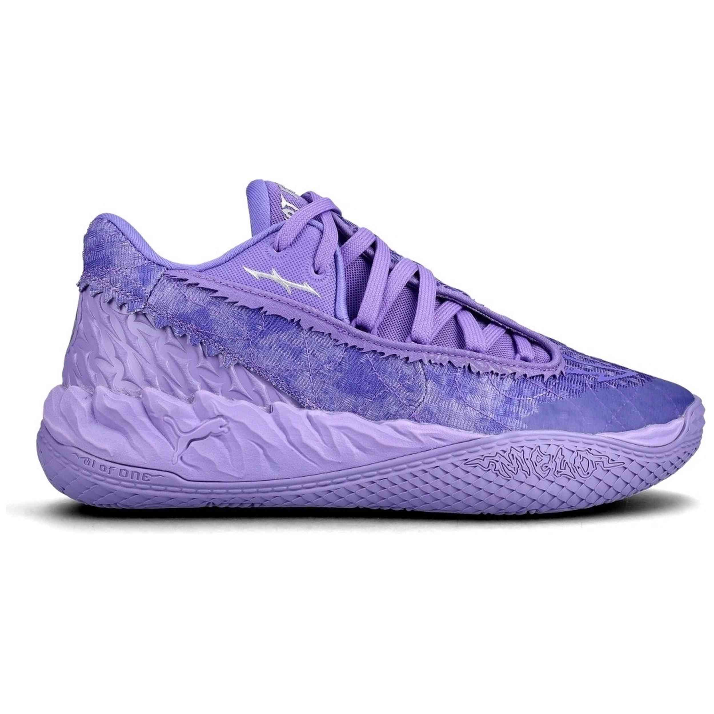 Zapatillas De Baloncesto Puma modelo MB.05 Low "Team Bank Lavender" para hombre y mujer en color Morado