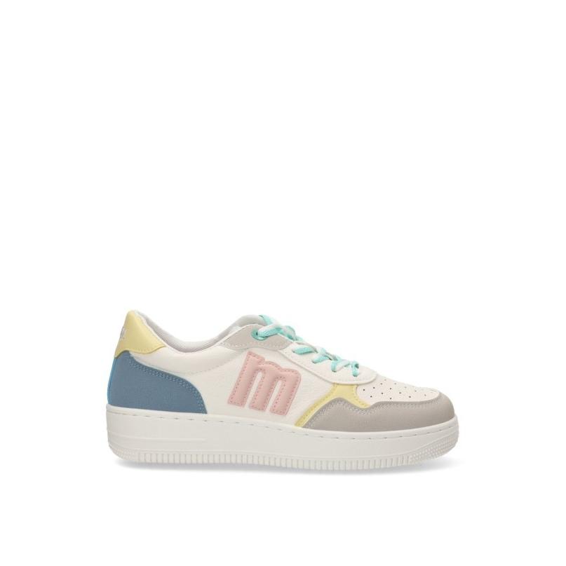 Zapatillas Casual Mustang - Mujer - Suela Plana - Modelo 60724 - Color Azul