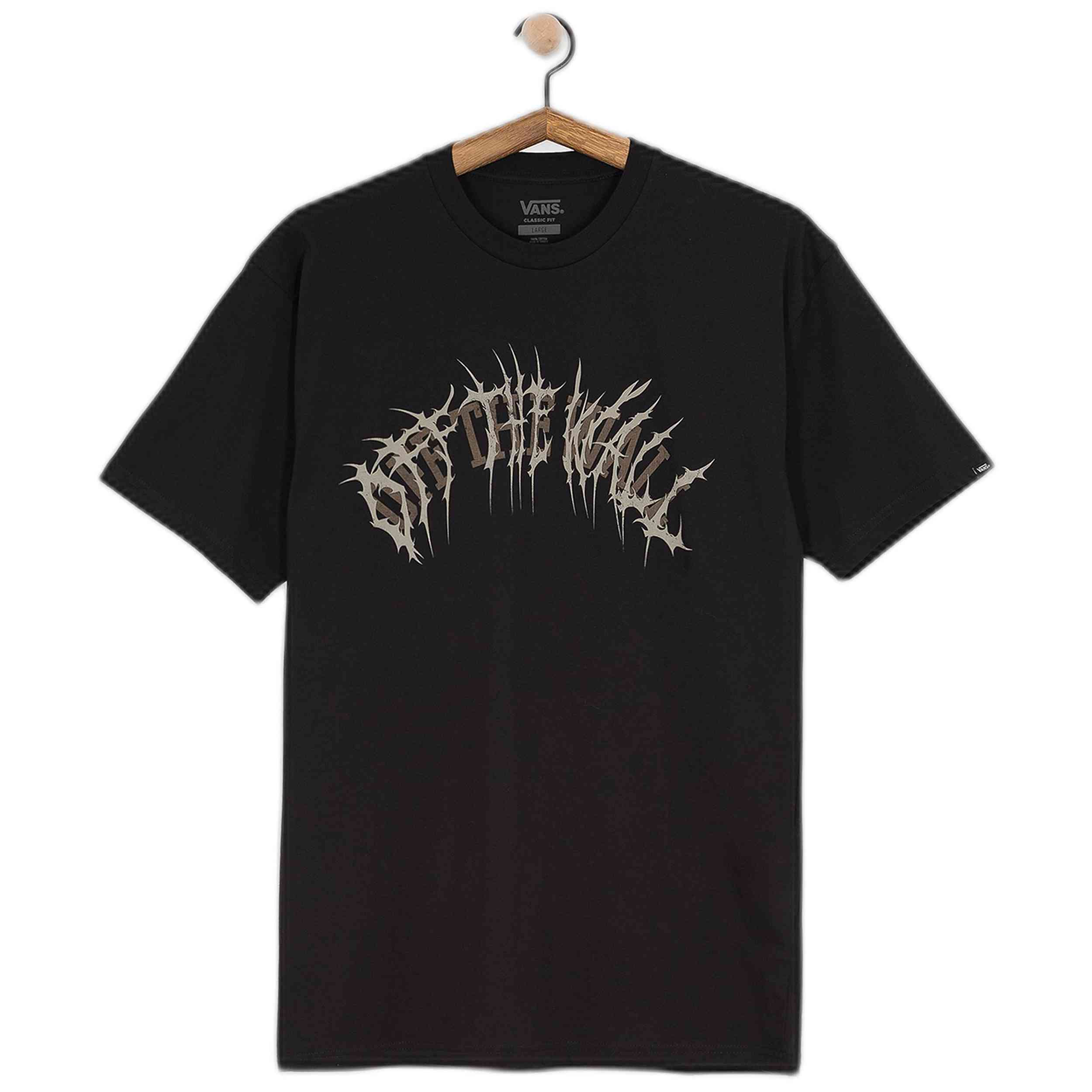 Camiseta De Manga Corta Vans modelo VN000M47BLK1 para Hombre en color Negro