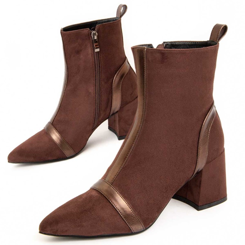 Botín De Tacón Para Mujer. Montevita Cella 96619