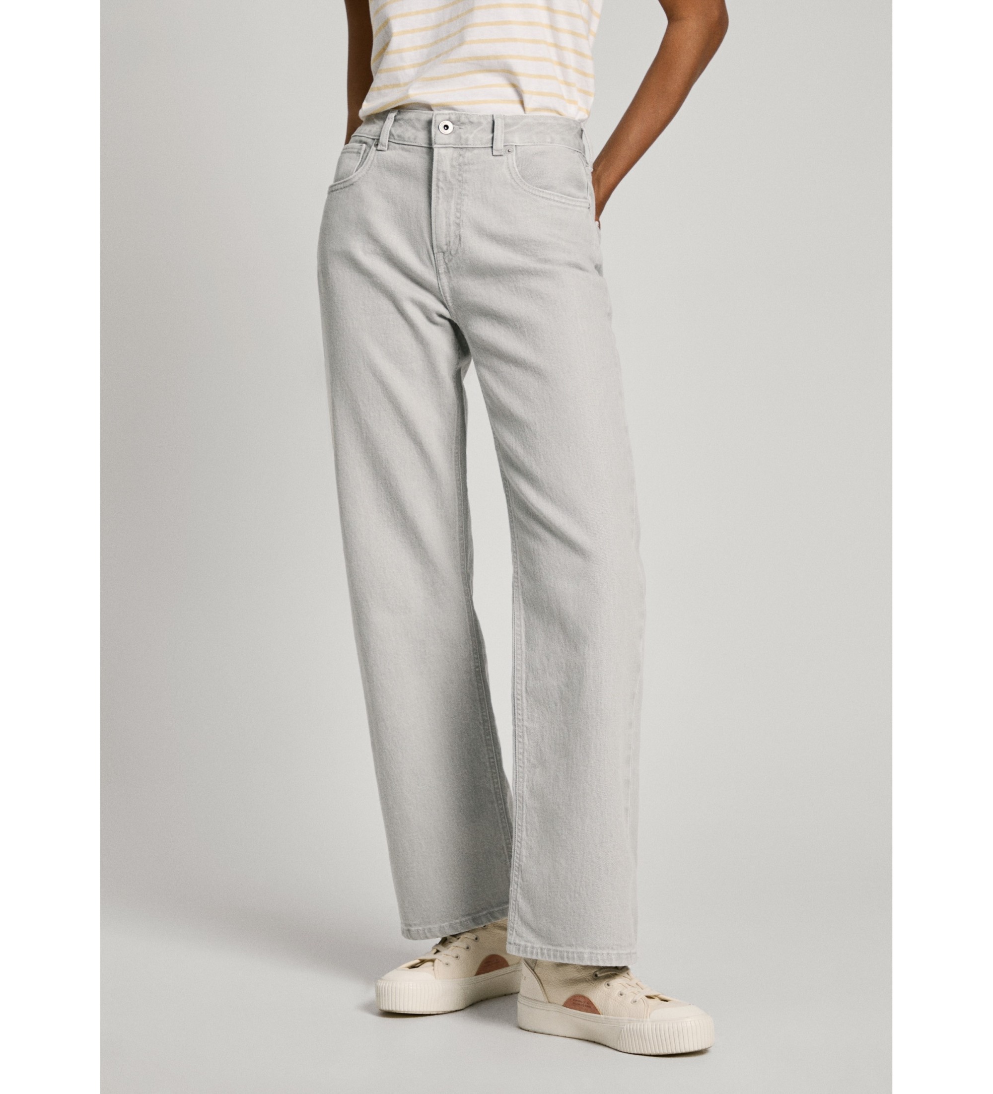 Pepe Jeans | Mujer | Jeans Loose St Hw blanco