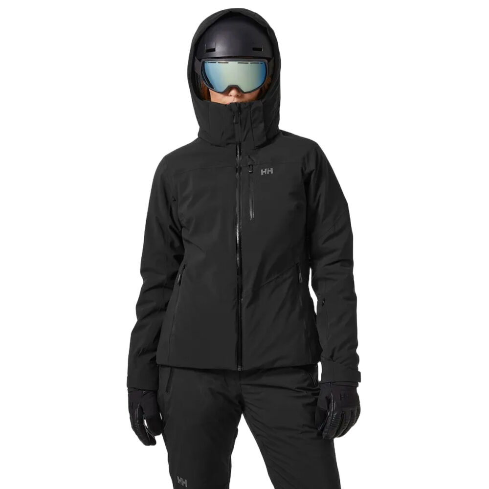 Cazadora de Esquí Negro Helly Hansen Alphelia Black Impermeable y Cortavientos