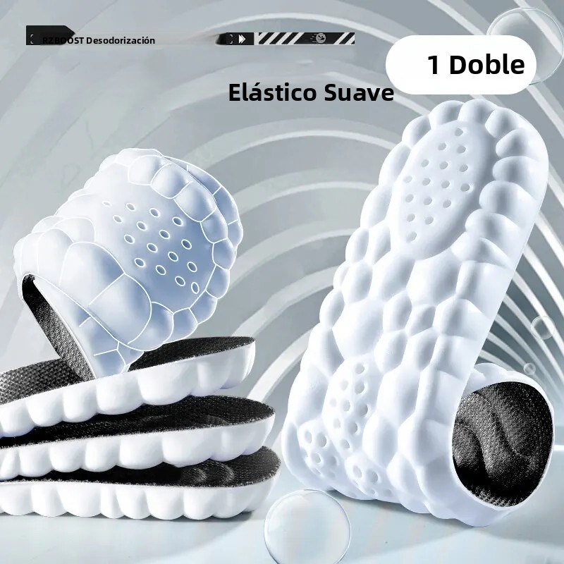 TK 5D Deportivas Antideslizantes PU Suaves Running Insole Para Pies Transpirables Absorción De Impacto Soporte De Arco Ortopédico Inserto De Zapato