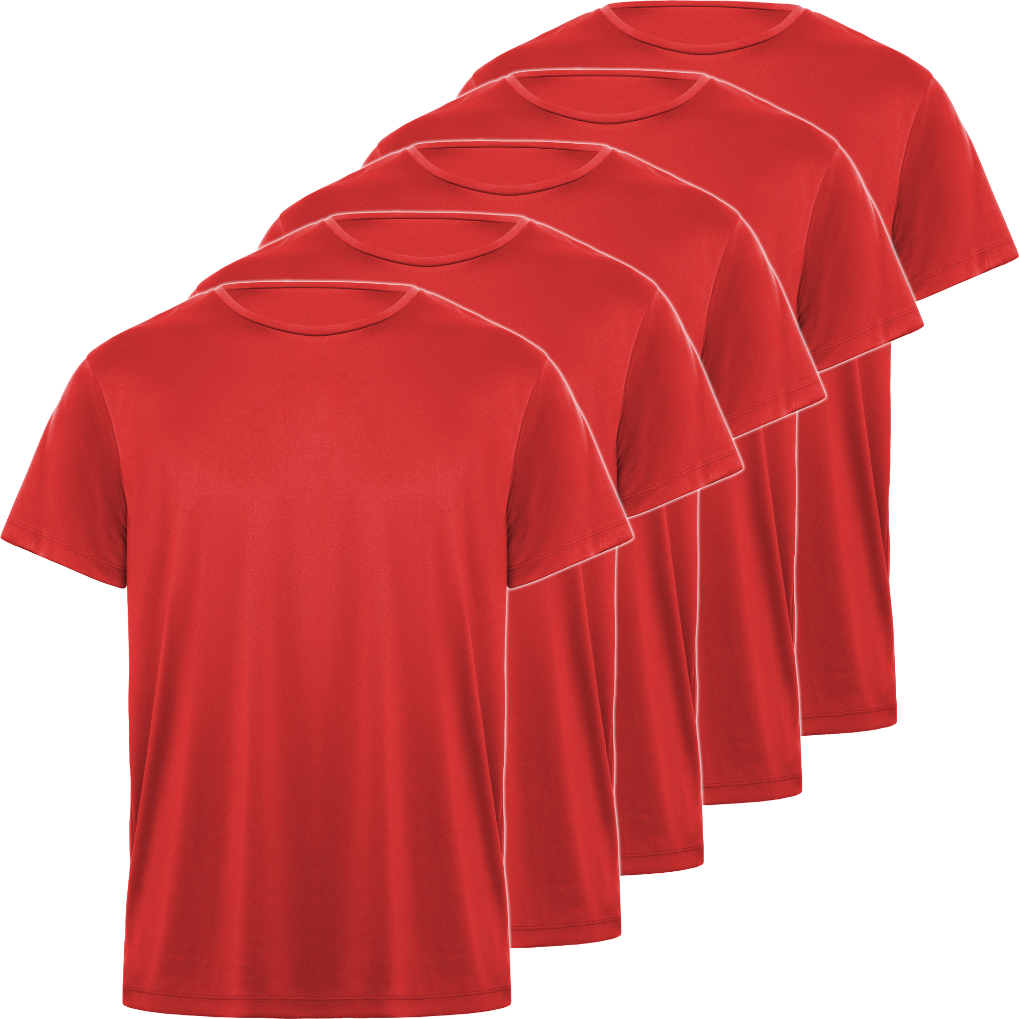 PACK 5 | Camiseta Técnica Premium | Poliéster | Roly