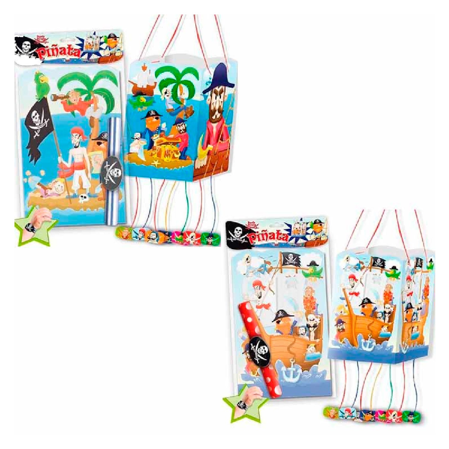Piñata para cumpleaños y fiestas infantiles. Un complemento imprescindible en todas las celebraciones con niños y niñas. Perfecto para rellenar de golosinas y juguetes para regalar a los invitados infantiles a cualquier evento.