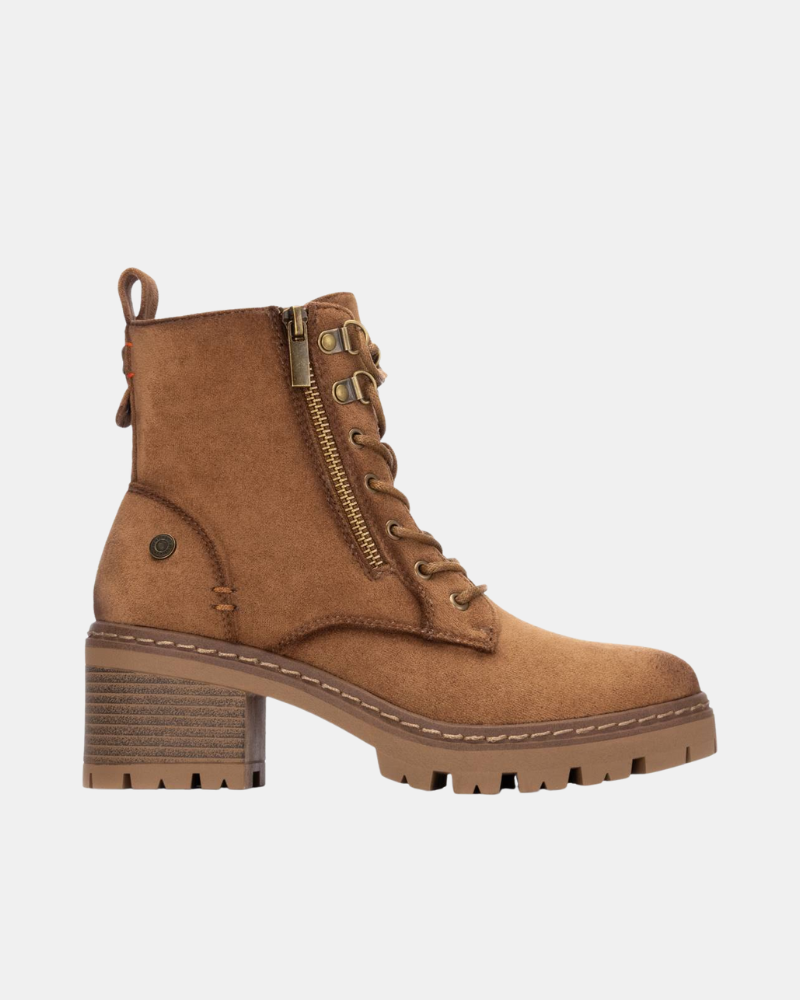 REFRESH 173022 Botines Bajos Mujer Taupe