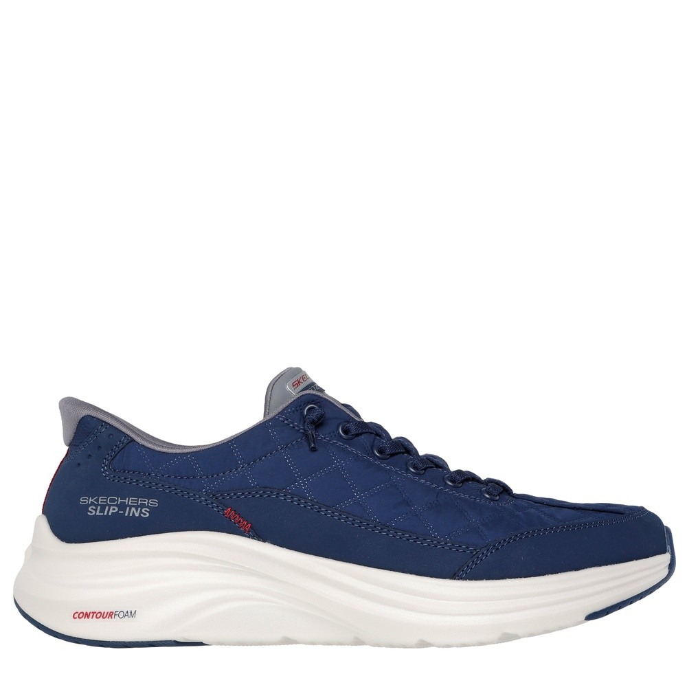 Cómoda  CONTOUR FOAM - COZY FIT azul: zapatillas hombre con acolchado, plantilla memory foam que amortigua, suela de goma flexible y horma amable. ¡Cómpralas! Altura Tacón bajo (1-3 cm) Referencia