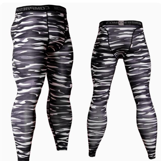 TK Leggings De Compresión Para Hombres Con Secado Rápido Terciopelo Deportivo Entrenamiento Pantalones De Correr FjGym