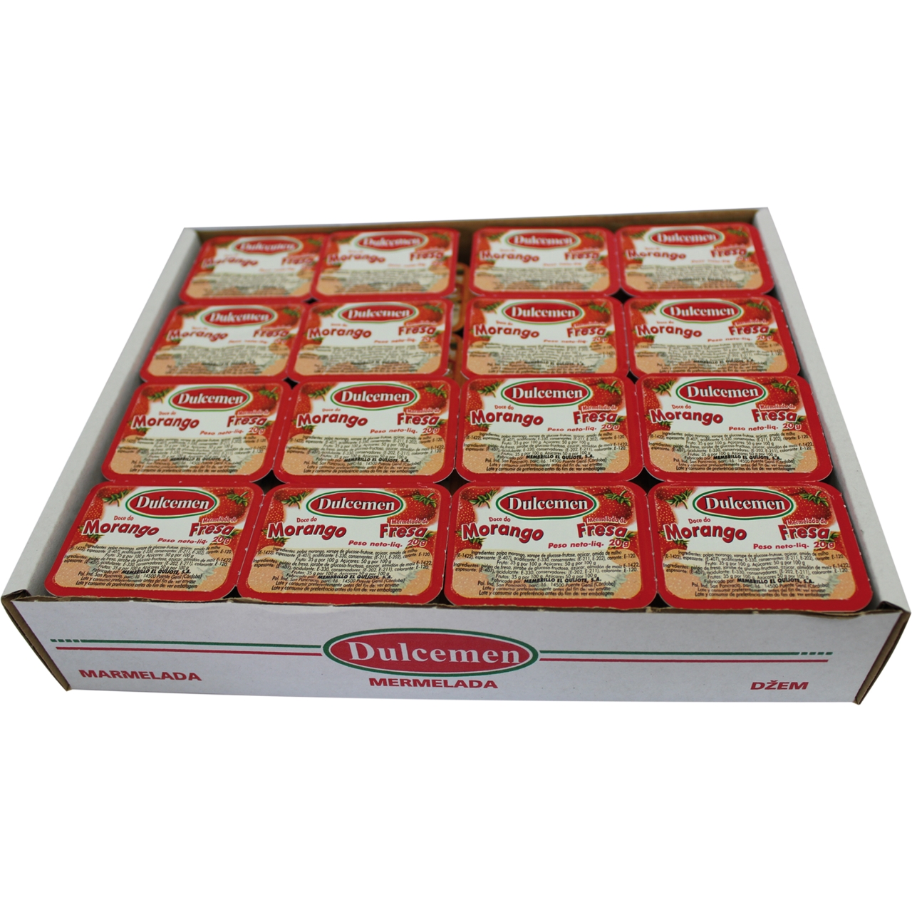 MERMELADA DULCEMEN MELOCOTON PORCIONES 48 UN 20 GR dulceida
