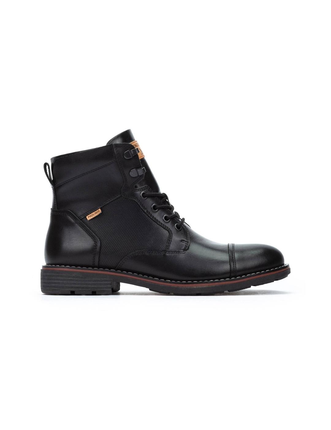 Botín Pikolinos York Hombre M2M-8156 Negro de Piel