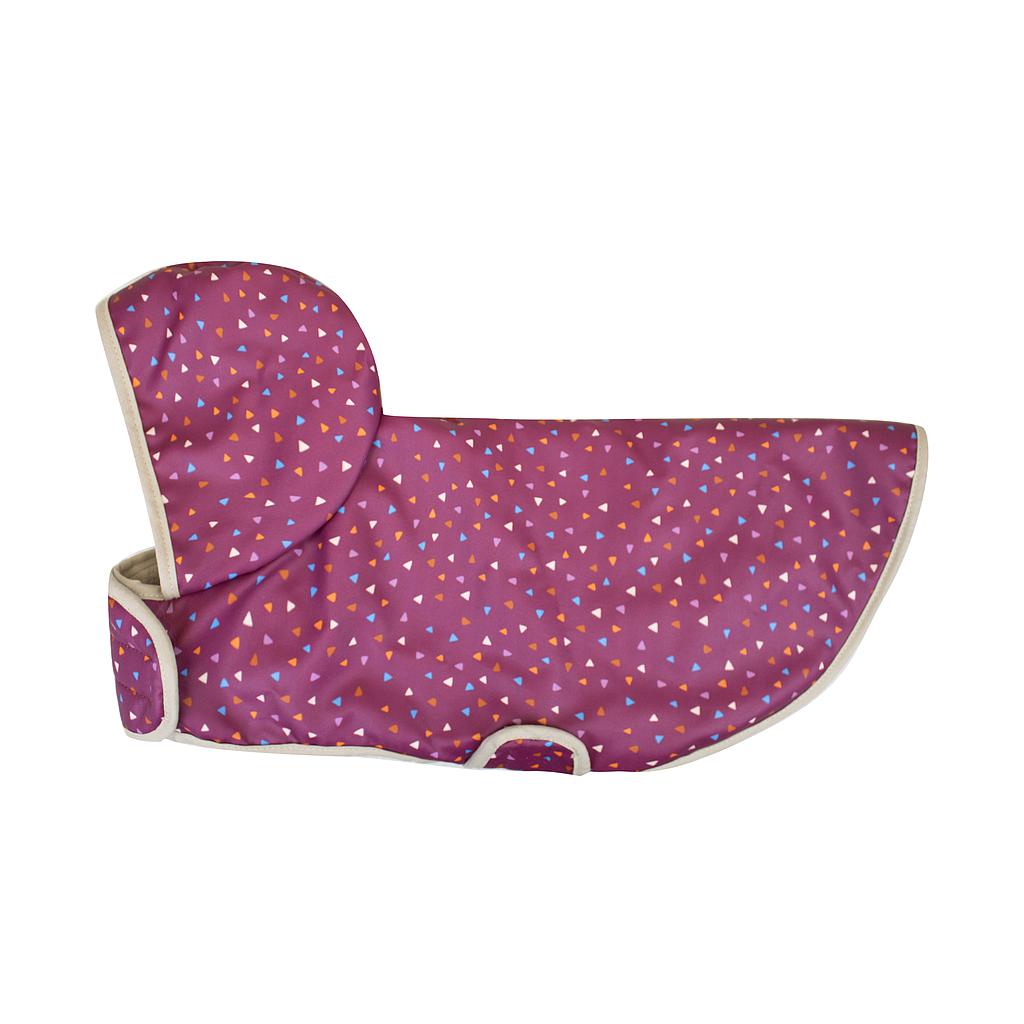 Impermeable para Perro Yagu Moda Classic - Chubasquero Cortavientos Negro (Talla 60)