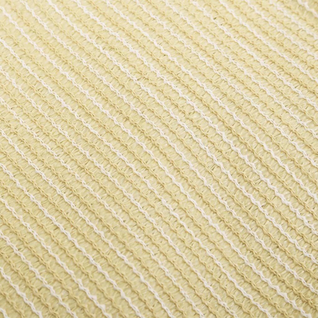 vidaXL Toldo de vela HDPE 160 g/m² 2x2 m Color Antracita, Beige, Crema