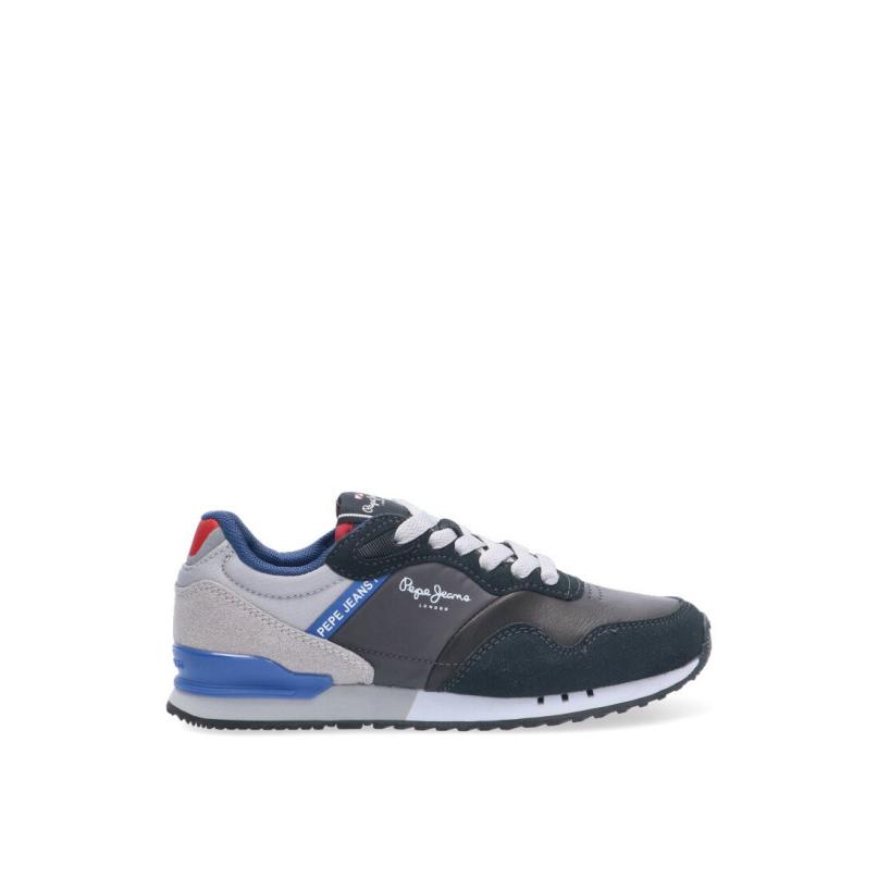 Zapatillas Casual Pepe Jeans - Niño - Suela Plana - Modelo Pbs30538 - Color Negro
