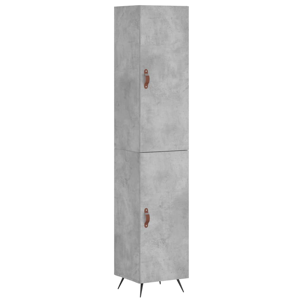 Vidaxl Aparador de Madera Contrachapada 34,5x34x180 Cm Roble Sonoma Salón