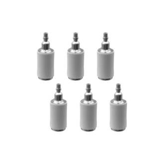 CA Filtro de combustible Sollbry (paquete de 6) para motosierras cortacésped compatibles con Husqvarna. Reemplaza la pieza 530095646.