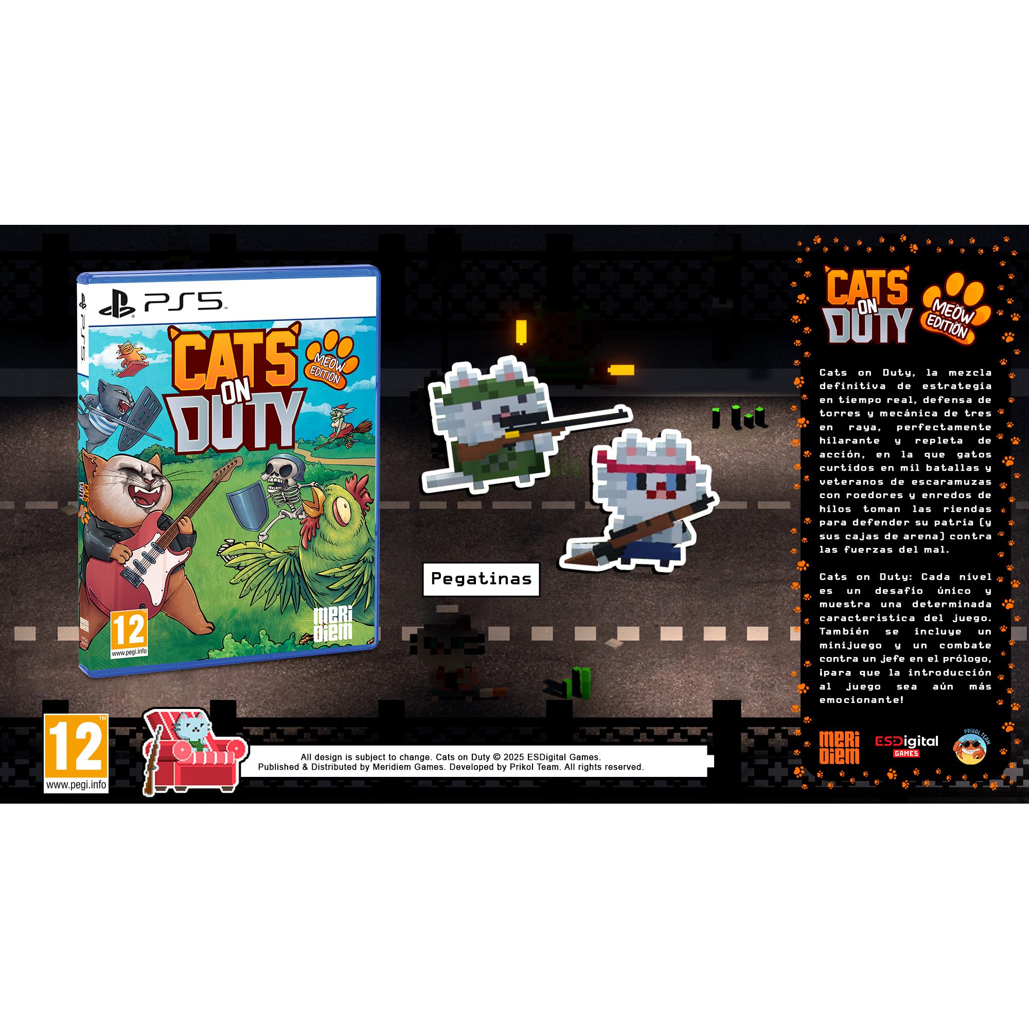 Cats on Duty Meow Edition - PS5 - Nuevo Precintado - PAL España - Meridiem
