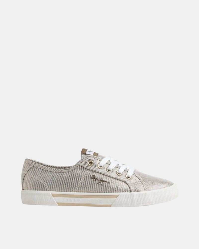 PEPE JEANS PLS31439 BRADY PARTY Zapatillas Bajas Mujer Oro