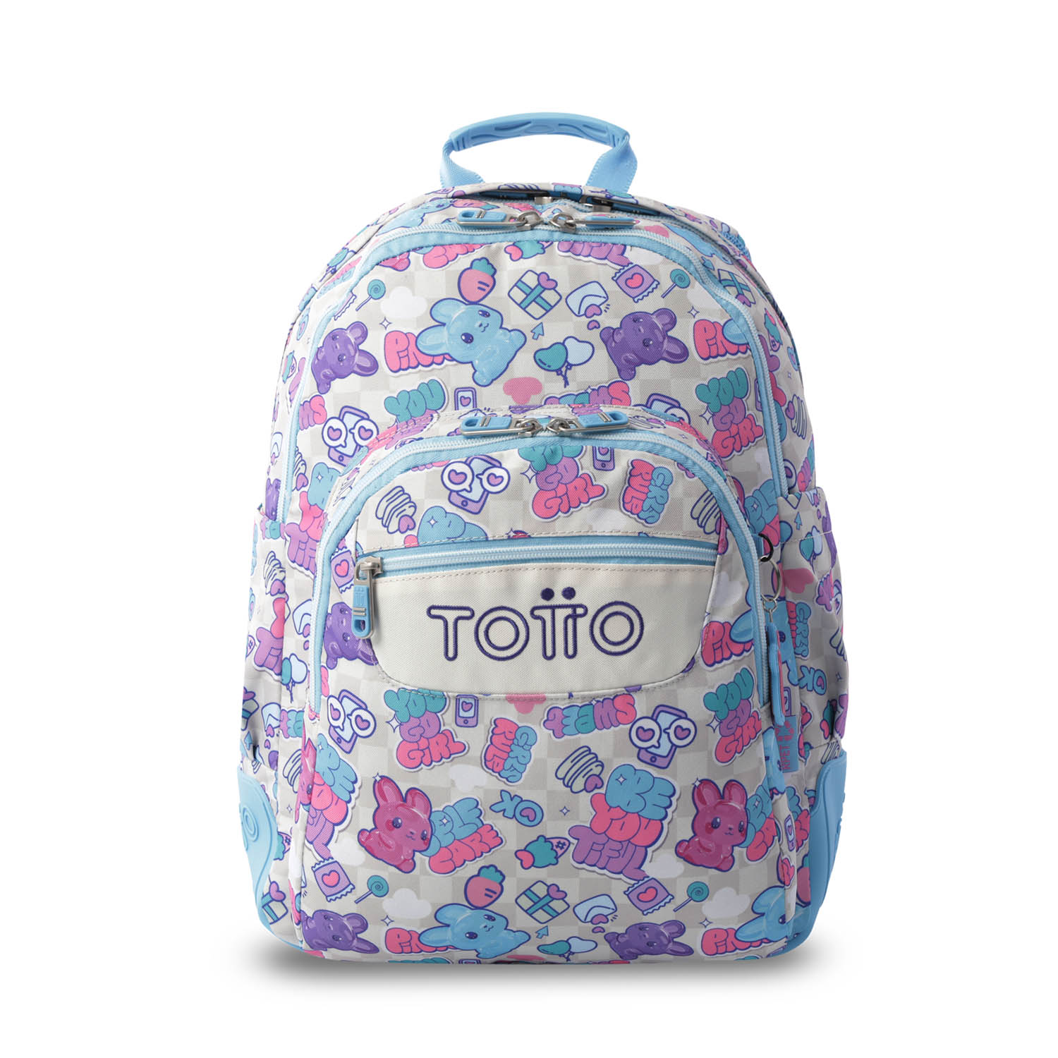 Totto Mochila escolar Rayol Glitter Material: Poliéster reciclado 33 x44 x 13.5 cm