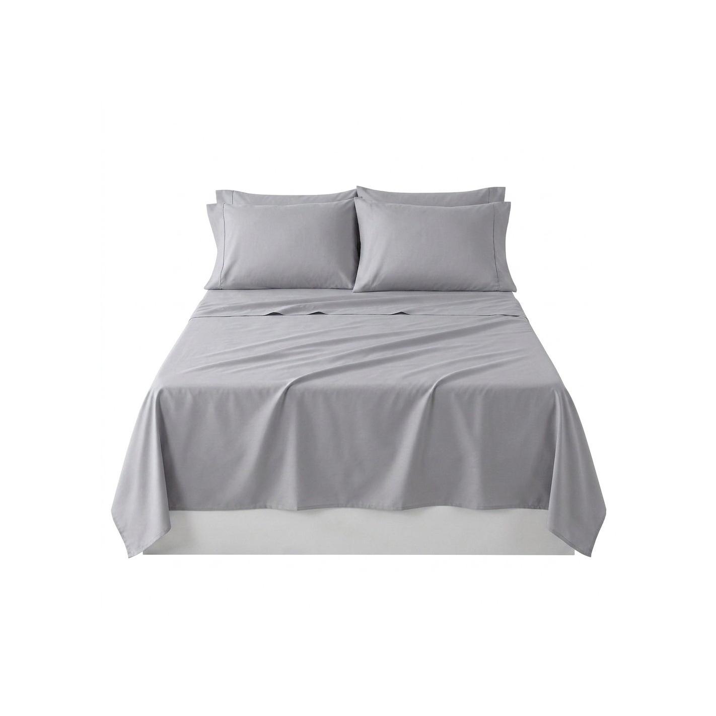 Todocama - Juego de Sábanas Microfibra para Cama - Bajera, Encimera y Dos Fundas Almohada.