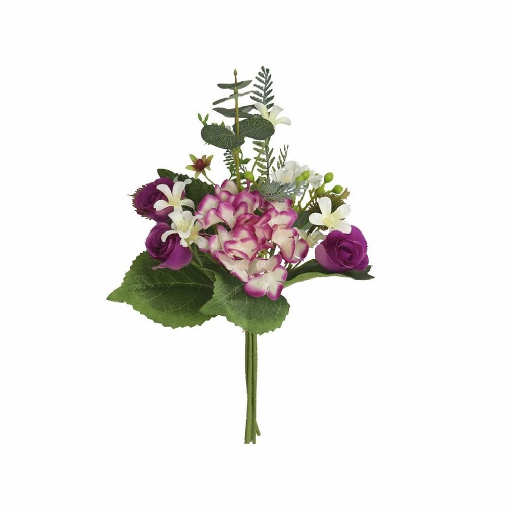 Gerimport Ramo Atado Planta Artificial Violeta Spring 34 Cm - Realista y Duradera