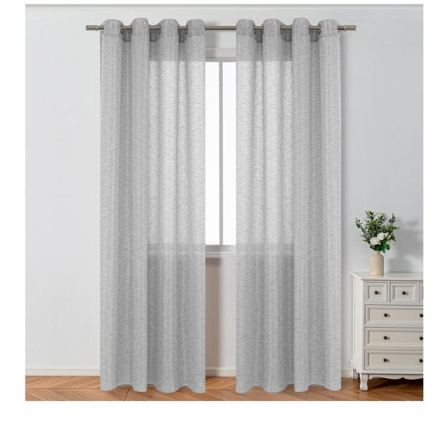 PLUSHOME Cortina Visollo Cocina Salon Dormitorio para Ventana con medidad 140 * 260  para hogar Cocina Decoracion.