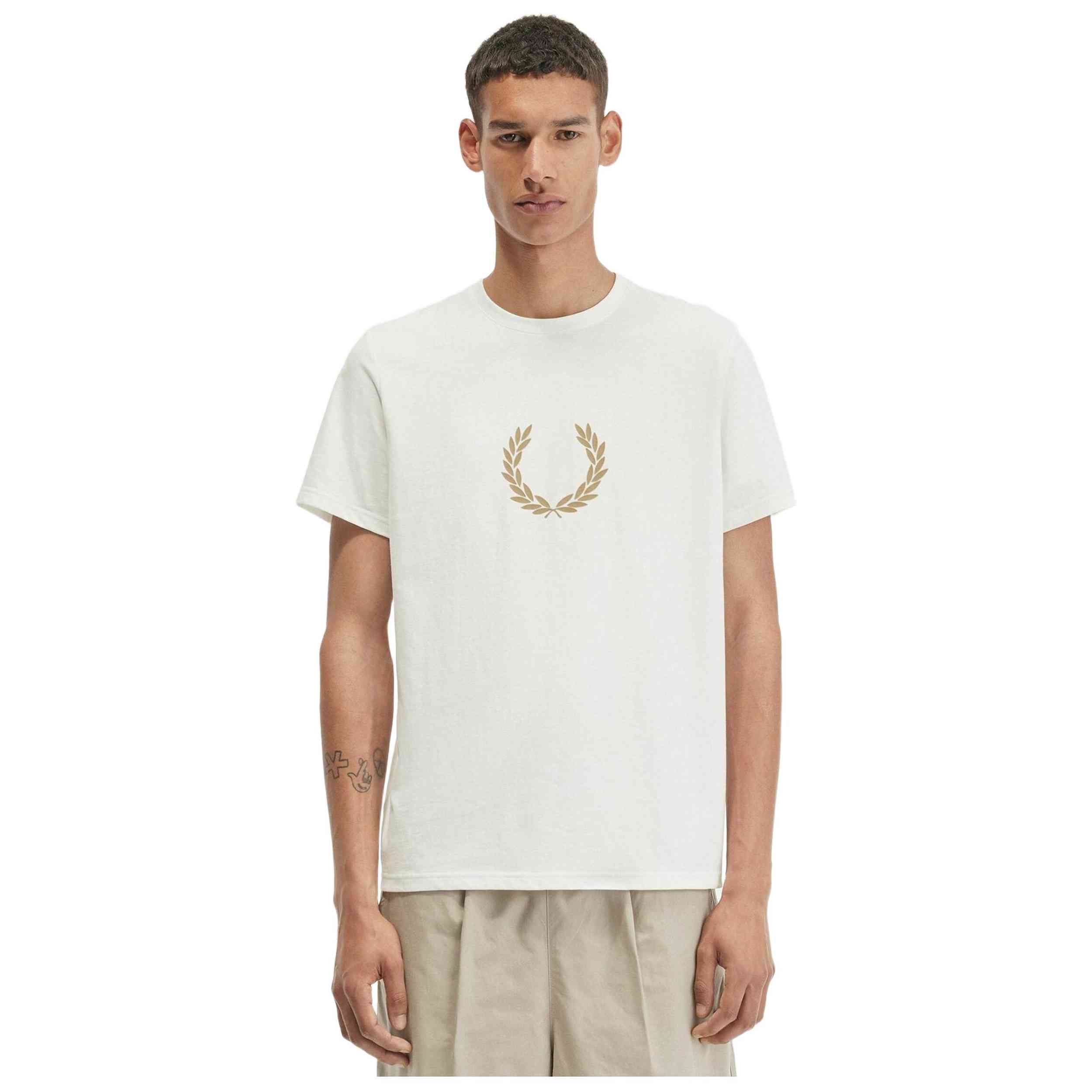Camiseta De Manga Corta Fred Perry modelo M7708U72 para Hombre en color Blanco