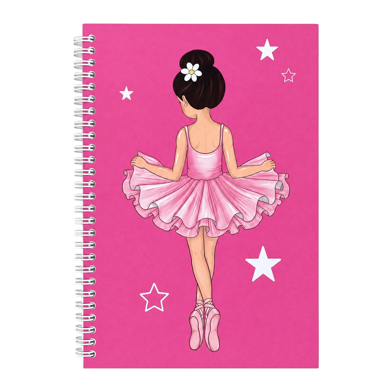 illustrArte Libreta Bailarina 17 x 24 cm, 100 Hojas Cuadriculadas