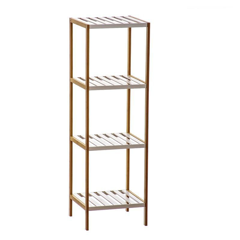 Estantería de Bambú Natural | 3 Niveles & 4 Niveles Disponibles | Diseño Nórdico Japonés Minimalista | Mueble Organizador Multiusos | Estante de Almacenamiento, Librero, Estante de Exhibición, Zapatero, Estante de Cocina y Baño
