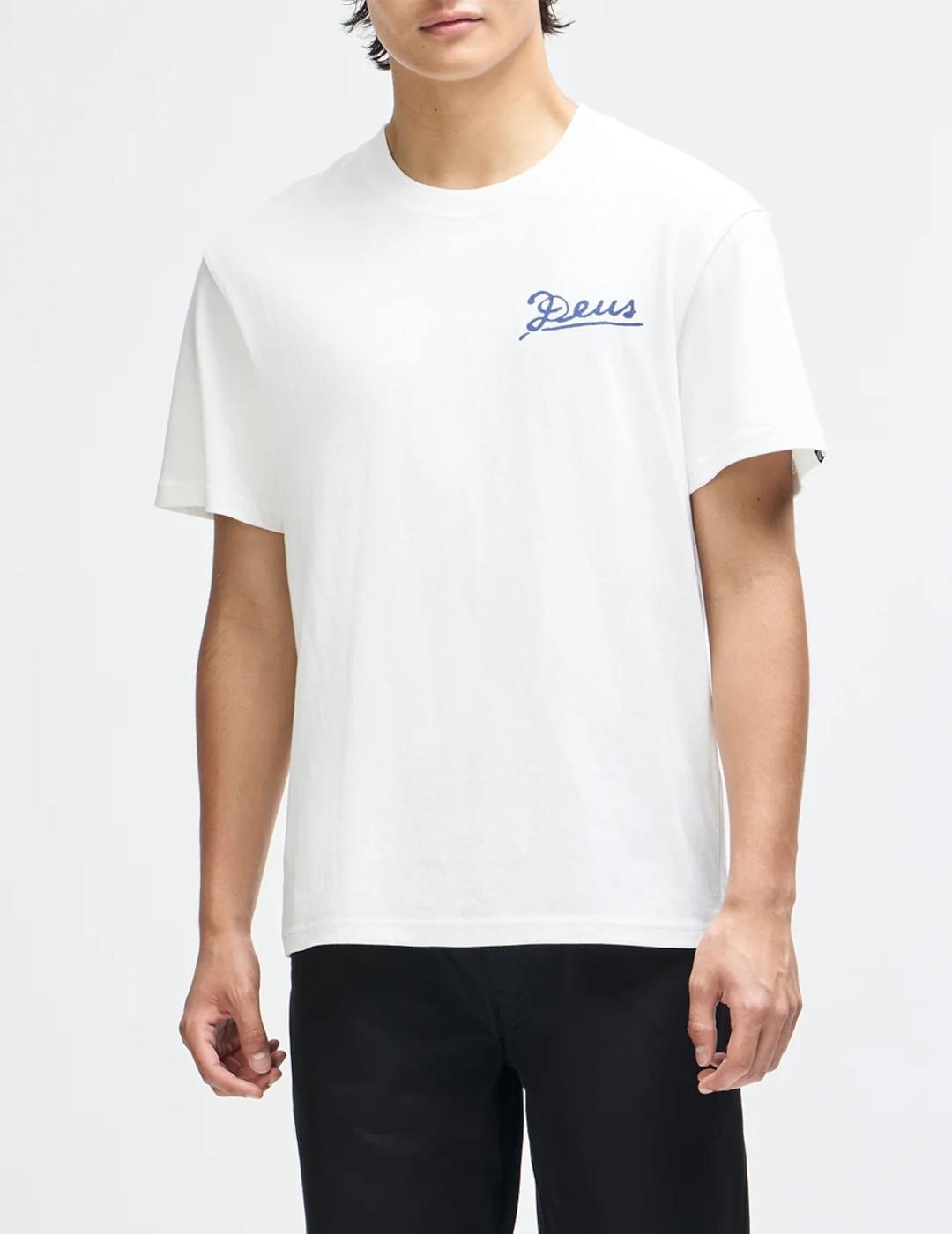 DEUS CAMISETA BLANCA BOBSKULL