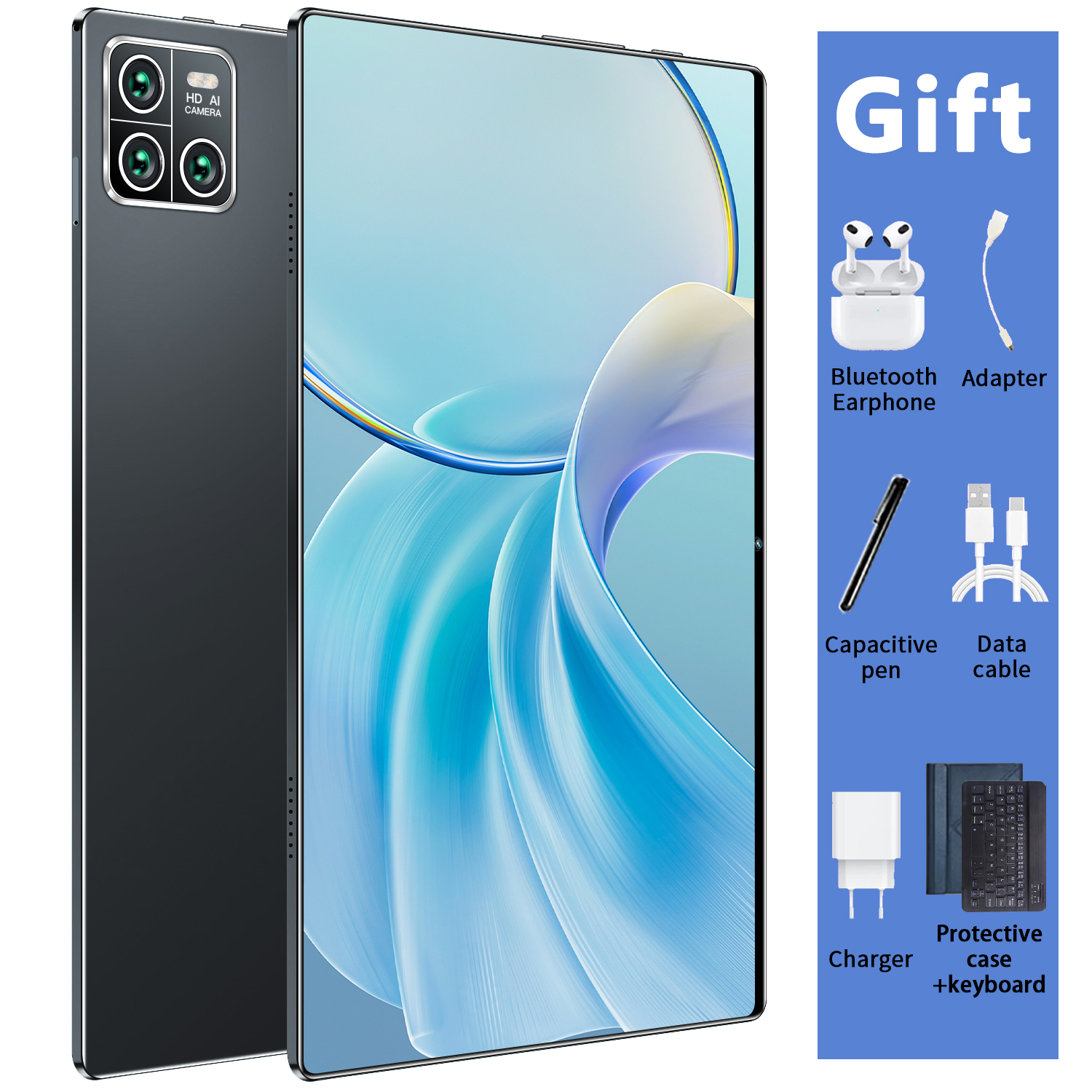 5g New Global 10.36 inch tablet Android 13 Pad 16GB 1TB 14 core 4K HD 5G WIFI Bluetooth 20000mAh tablets