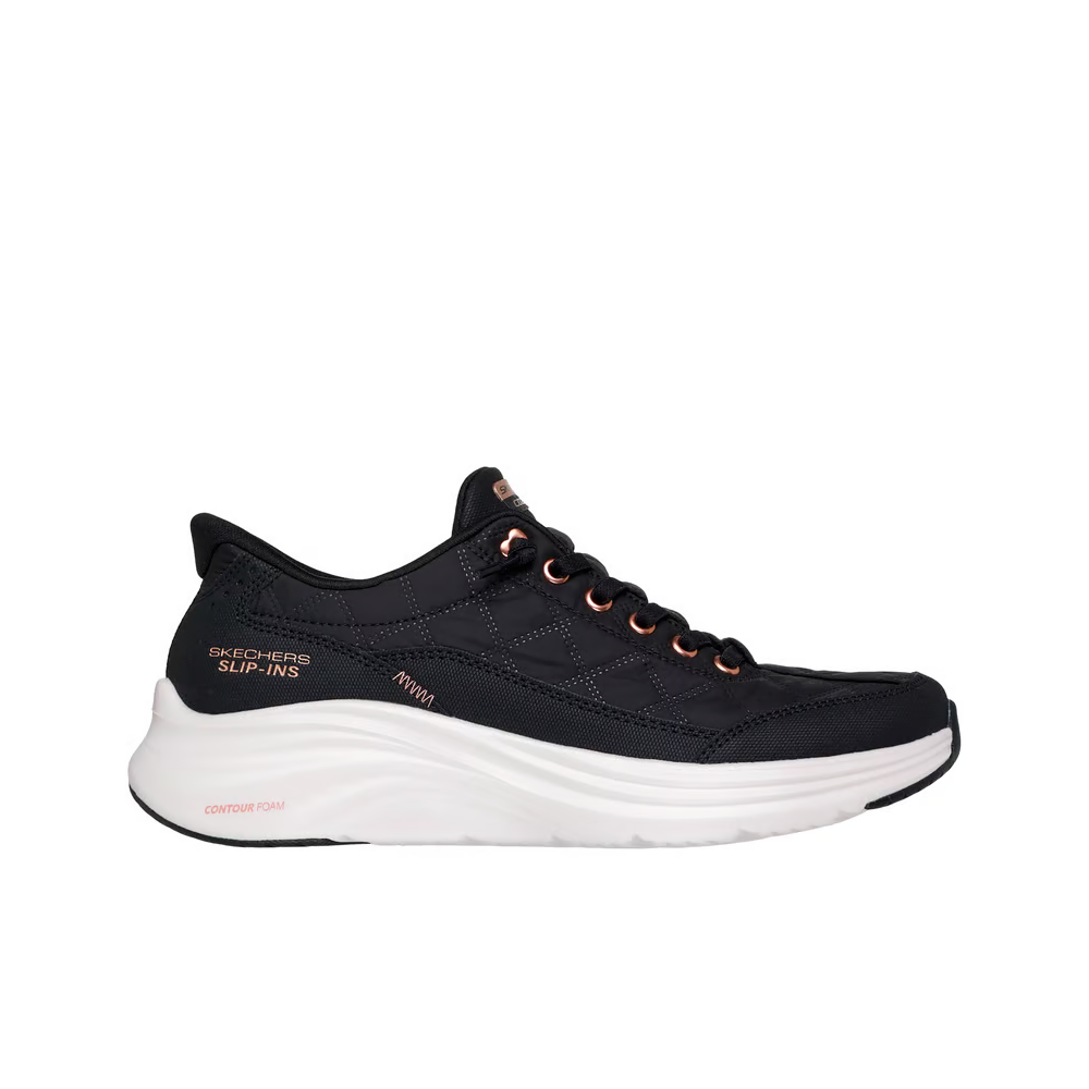 Sneakers Skechers Contour Foam - Cozy Fit Golder Mujer Negro-oro