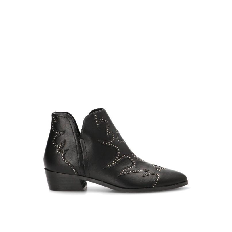 Botin Campero Yulia - Mujer - Tacón Medio - Modelo M6740 - Color Negro