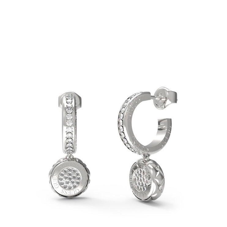 Guess Pendientes color Plata JUBE04596JWRHT-U , para Mujer