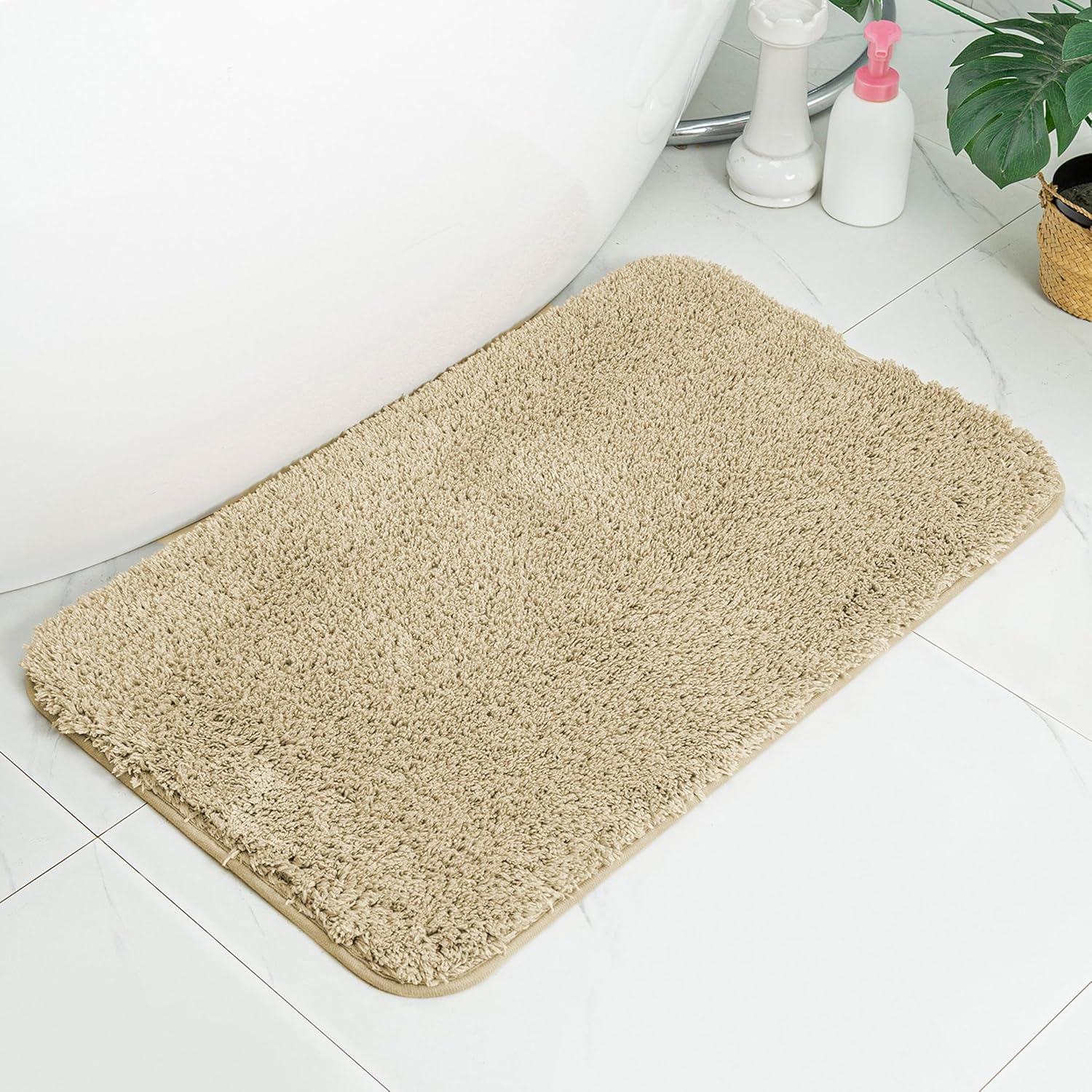 Alfombra de Baño Antideslizante,Alfombra de Pelo,Multifuncional,Alfombra para Baño Cocina Puertas de Entrada Pasillo Dormitorio Salon,Extra Suave, 40x60/50x80/50x120cm