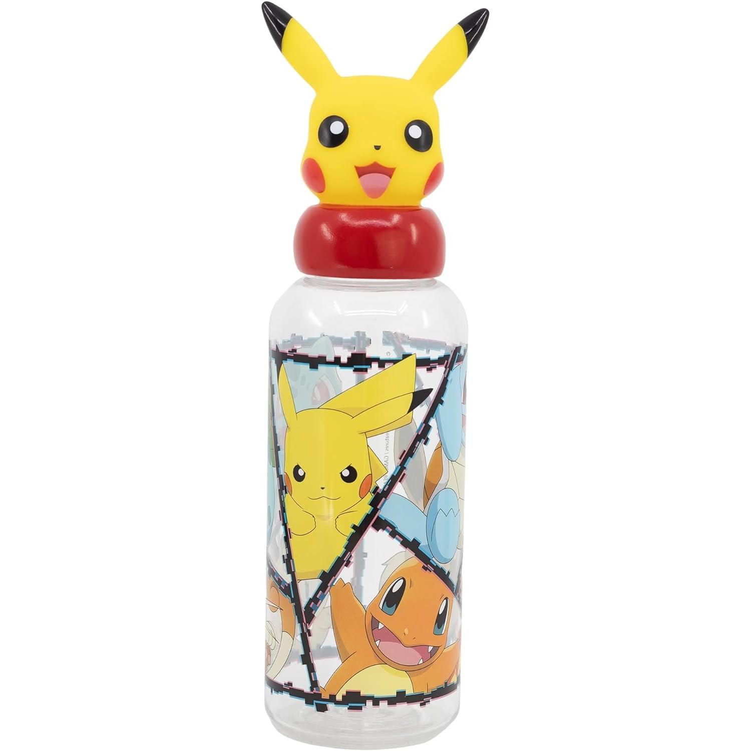 Pokémon Stor Botella De Plástico Pokemon Pikachu 3D 560 ML