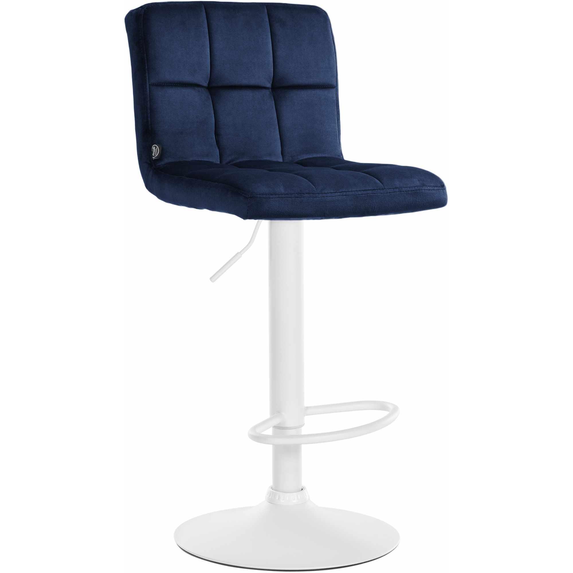 Barhocker Peru Samt wei