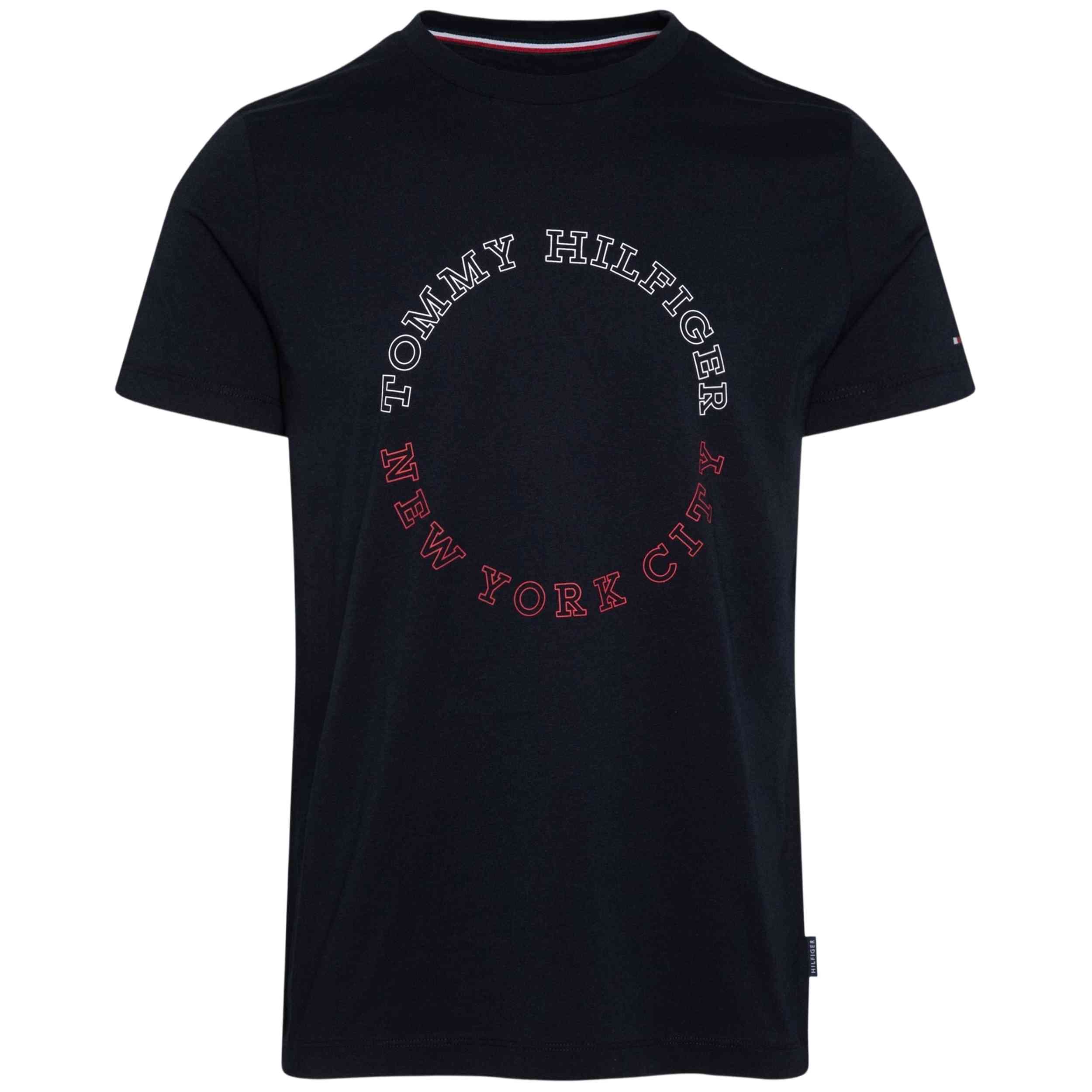 Camiseta De Manga Corta Tommy Hilfiger modelo 610300100069 para Hombre en color Negro