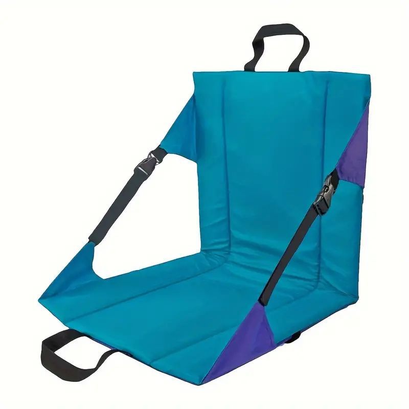 Cojín exterior grueso antimanchas, cojín portátil para camping y conciertos, con respaldo y resistente a la humedad