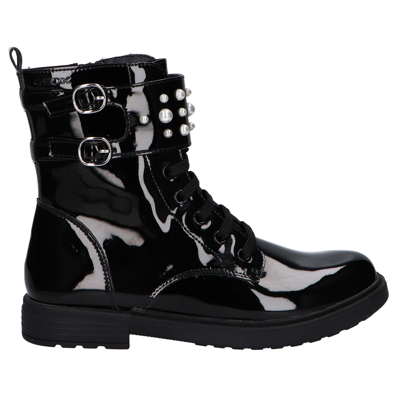 Geox j169qd 000hh j eclair girl's ankle boots c9999 black
