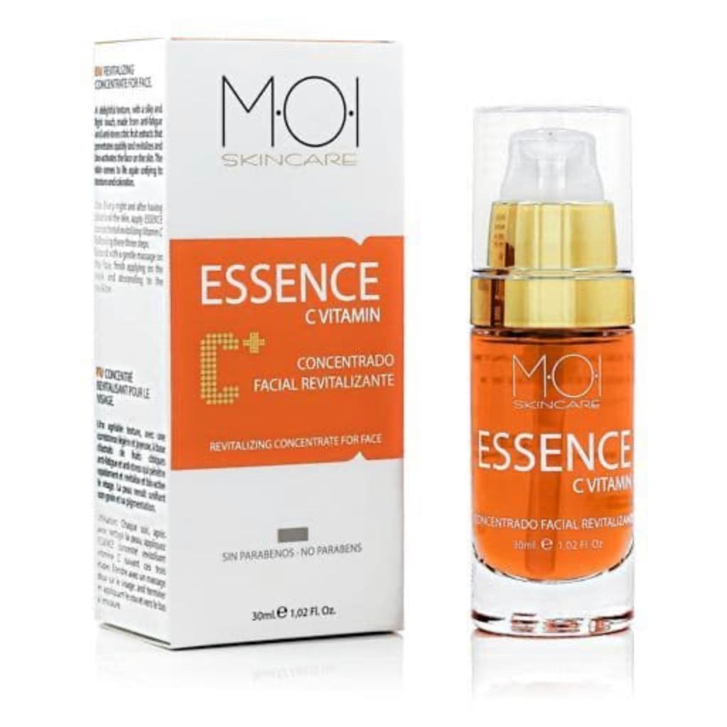 ESSENCE Concentrado Revitalizador con Vitamina C SIN PARABENOS MOI SkinCare 30ml.