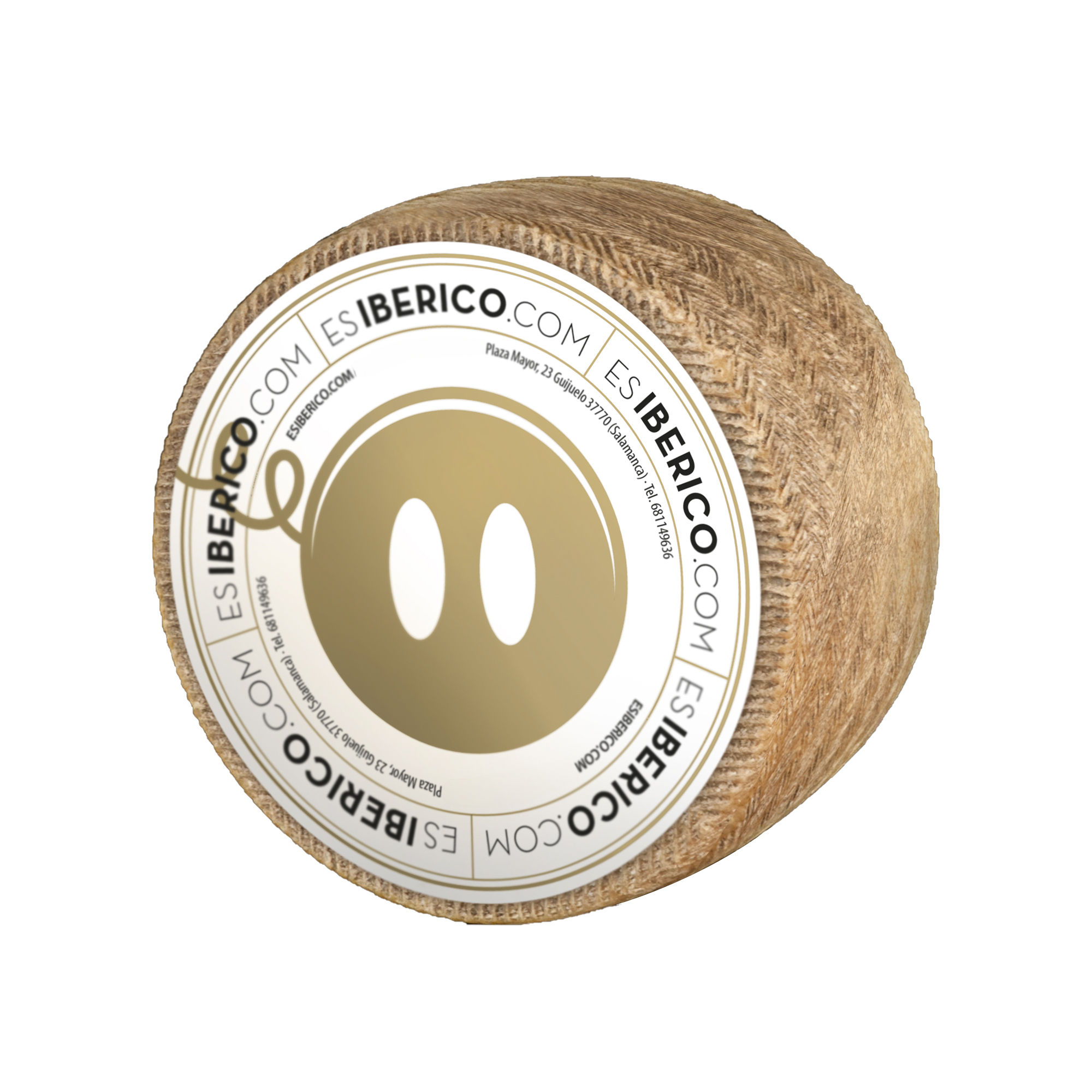 Delicioso Queso de Oveja Curado con Leche Cruda, Ideal para Regalo o Degustación, 2 Unidades de 1 kg Cada una