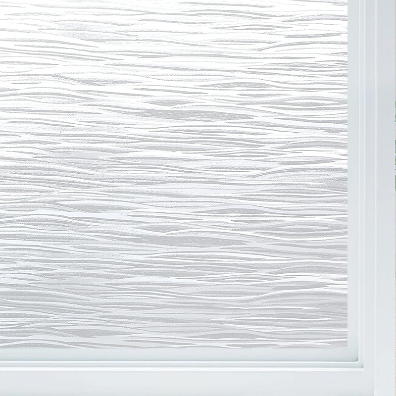 TK Película De Privacidad Para Ventanas PVC Adhesiva Estática Bloqueo UV Removible Etérea Pegatinas De Ventanas Decorativas