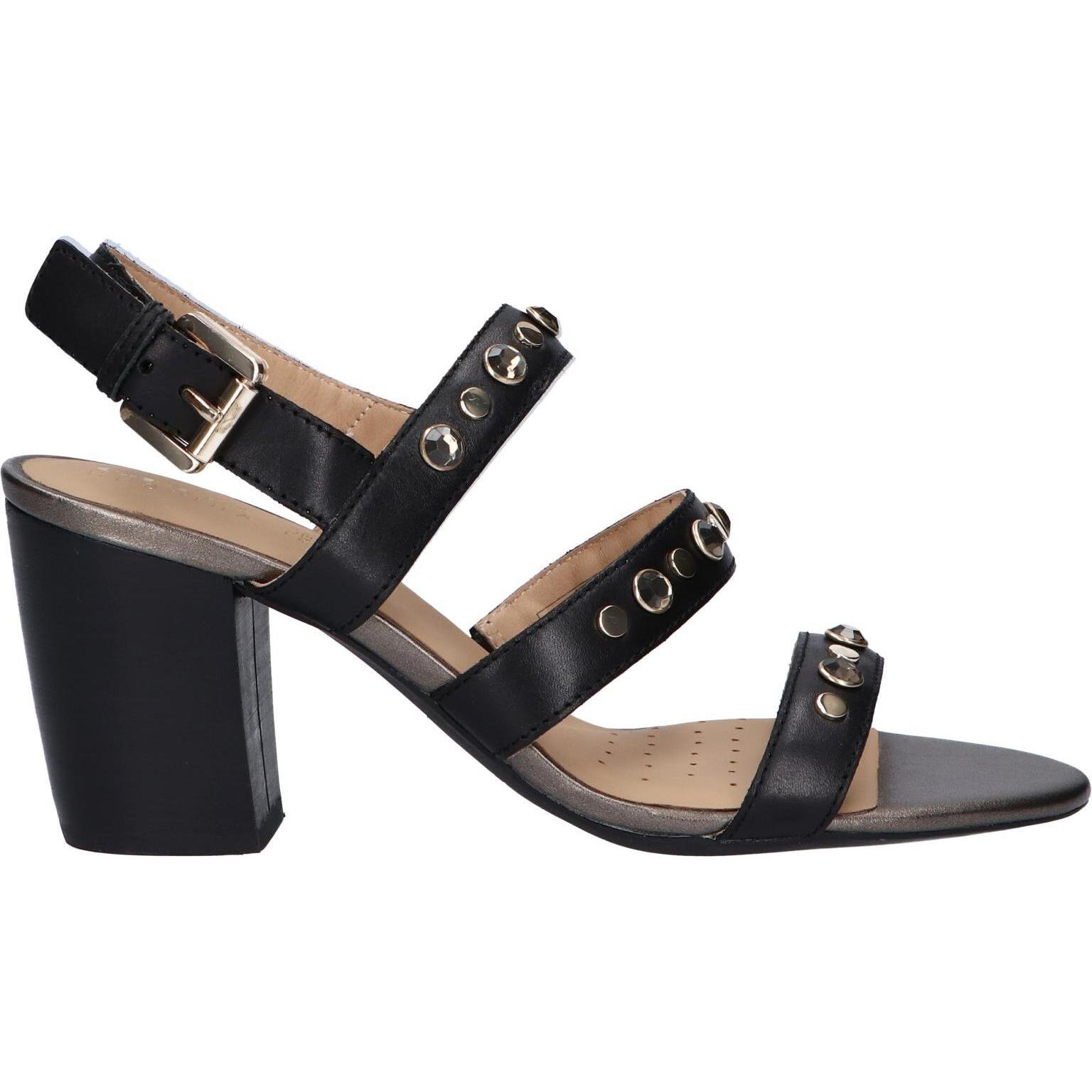 GEOX D828ZH 00043 D EUDORA C9999 BLACK Women's Sandals